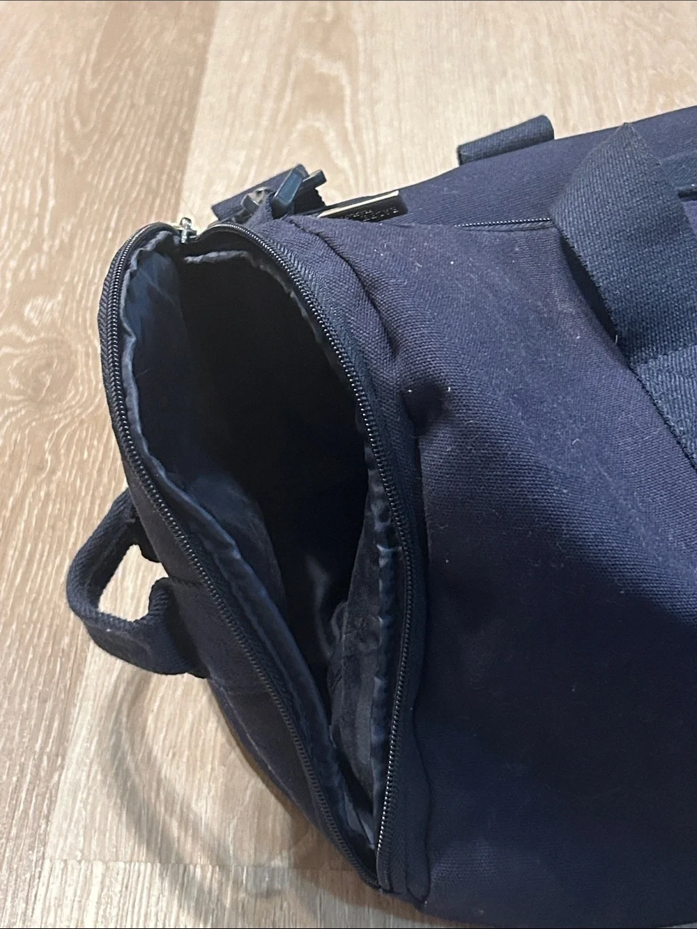 Polo Ralph Lauren Fragrance Collection Navy Blue Canvas Duffle Bag